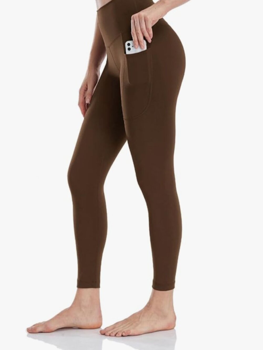 NEW  HeyNuts Essential Leggings w/ Pockets 25''High Waisted Comfortable /Soft XL